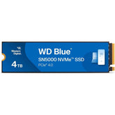 Wd Blue Sn5000 4tb Nvme Internal Ssd Pcie Gen 4.0, M.2 2280, Up To 5,500 Mb/s W/ Ncache 4.0 Technology
